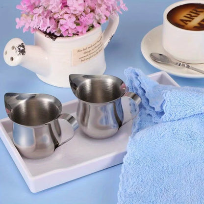 Edelstahl Milchschaumkanne mit Unzen-Markierung und Ausgießer (2–8oz)