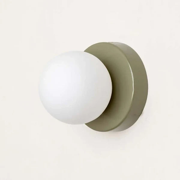 Moderne skandinavische Glaskugel-Wandleuchte | Minimalistische G9 LED Wandlampe