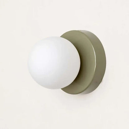 Moderne skandinavische Glaskugel-Wandleuchte | Minimalistische G9 LED Wandlampe