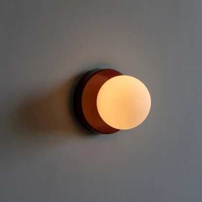 Moderne skandinavische Glaskugel-Wandleuchte | Minimalistische G9 LED Wandlampe