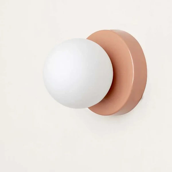 Moderne skandinavische Glaskugel-Wandleuchte | Minimalistische G9 LED Wandlampe