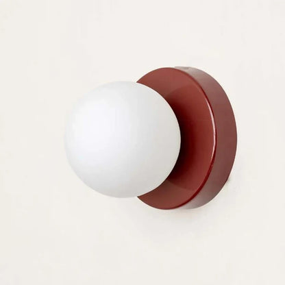 Moderne skandinavische Glaskugel-Wandleuchte | Minimalistische G9 LED Wandlampe