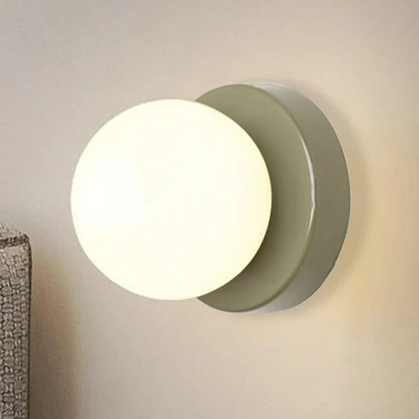 Moderne skandinavische Glaskugel-Wandleuchte | Minimalistische G9 LED Wandlampe