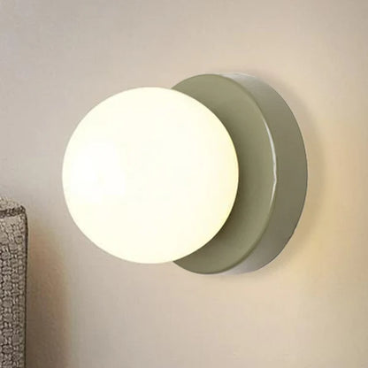 Moderne skandinavische Glaskugel-Wandleuchte | Minimalistische G9 LED Wandlampe