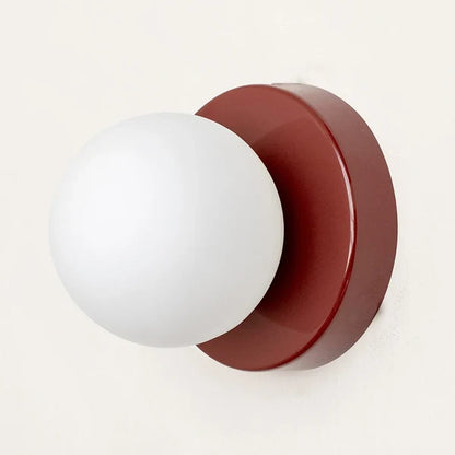Moderne skandinavische Glaskugel-Wandleuchte | Minimalistische G9 LED Wandlampe