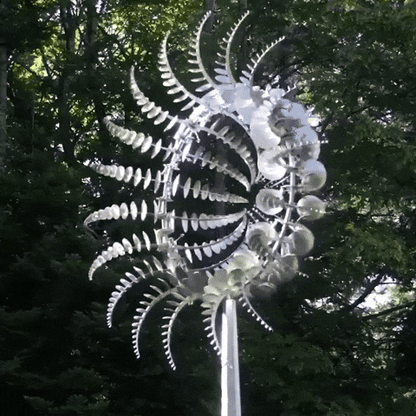 Windance™ Metall-Windspiel mit doppelt rotierenden Flügeln für den Garten