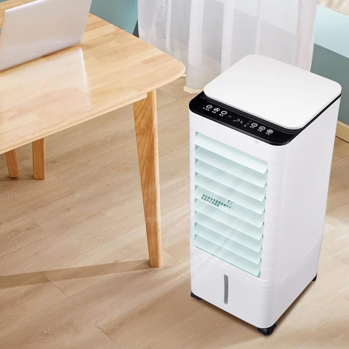 ChillBreeze Comfort Station – Tragbarer evaporativer Schreibtisch-Luftkühler