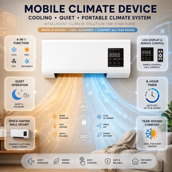 4-in-1 Wandklimaanlage & Heizung
